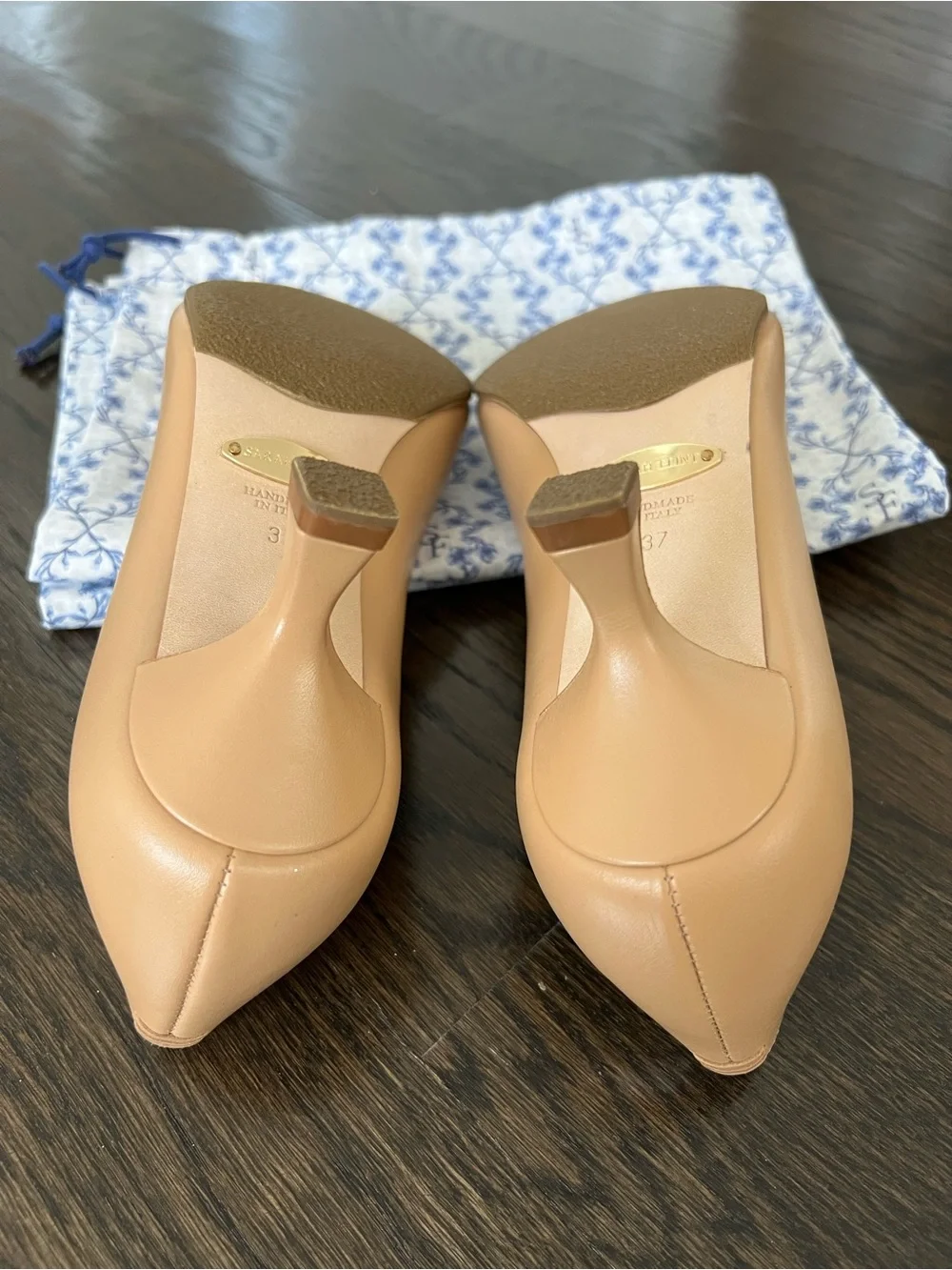 [Never Worn] Sarah Flint Perfect Kitten Pump 50 in Sand Calf Sz US 7 (IT37)